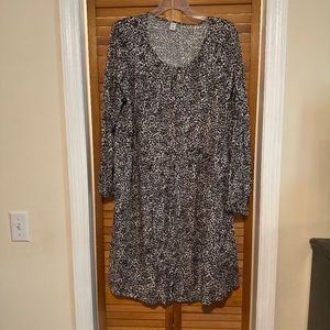 Old Navy Leopard Print Swing Dress
